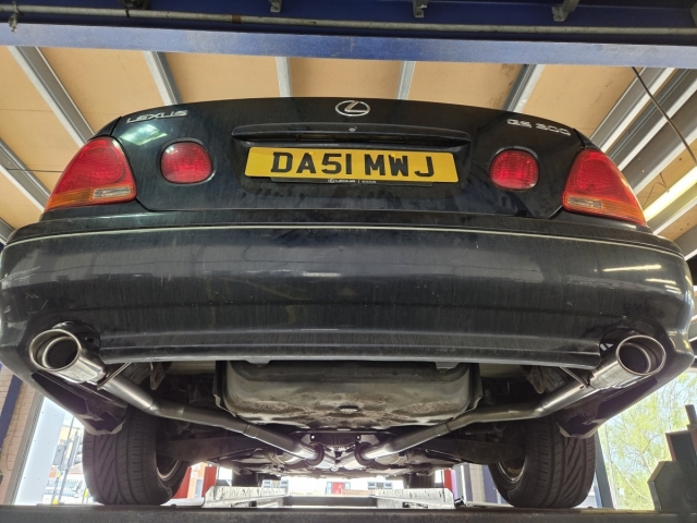 Exhaust for Lexus GS300-catbackexhaustsystem-midandrearexhaustupgrade-MIJExhausts-Walsall-MIJExhaust-stainlesssteelexhaust (1)