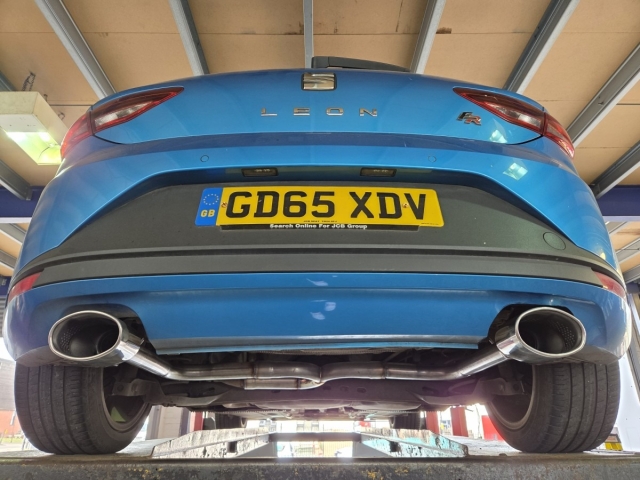 Exhaust for SeatLeon-midresdelete-dualexitbackbox-omidandrearexhaust-MIJExhausts-Walsall-MIJExhaust (