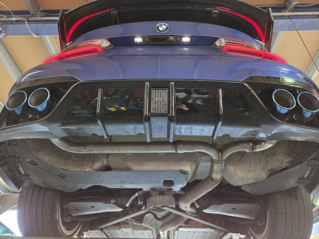 Exhaust for bmw 330e hybrid exhaust-Backboxdelete exhaust-rearexhaustupgrade-MIJExhausts-Walsall-MIJExhaust (2)