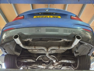 Exhaust for BMW 218i-dualexitexhaust-backboxdelete-rearexhaustupgrade-MIJExhaust-Walsall-Exhaustspecialists-stainlesssteelexh (2)