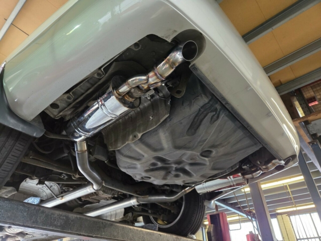 Exhaust for Lexus LS400 V8-Custom exhaustcat backsystem-Valved exhaust-MIJExhaust-Walsall-Ehaust specialists-stainles (4)