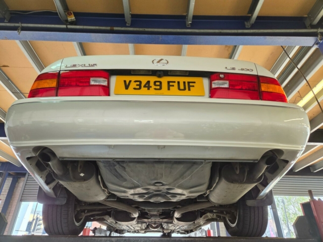 Exhaust for Lexus LS400 V8-Custom exhaustcat backsystem-Valved exhaust-MIJExhaust-Walsall-Ehaust specialists-stainless (1)