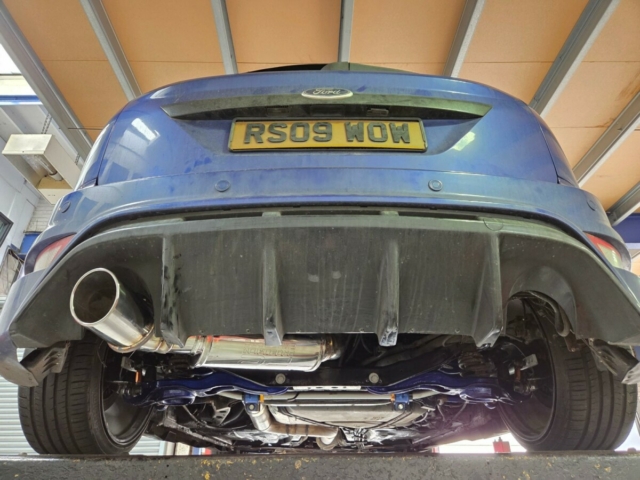 Exhaust for ford focus RS – Custom Exhaust for Focus RS – MIJ Exhaust-Performance Exhaust-Walsall-Stainless steel exhaust (4)