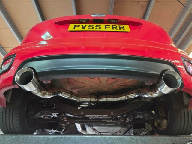 Exhaust for ford focus ST-Custom Exhaust for Focus ST-catback dual exit-MIJExhaust-Performance Exhaust-Walsall-Stainless steel exha