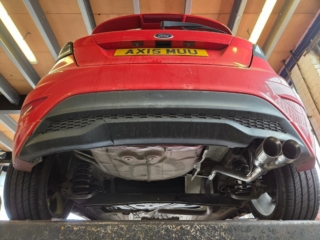 Rear Exhaust Upgrade for Ford Fiesta Zetec-BackboxDelete service-Twintip-MIJExhaust-Walsall-bespokeexhaustsy (2)