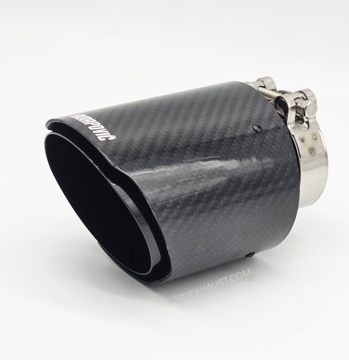 Exhaust Tailpipe Carbon Fibre 4" Tip - Glossy - Image 17