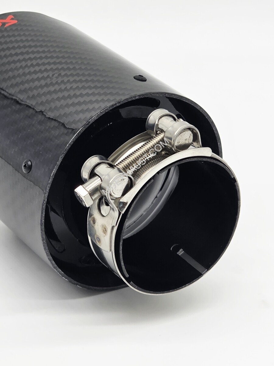 Exhaust Tailpipe Carbon Fibre 4" Tip - Glossy - Image 20