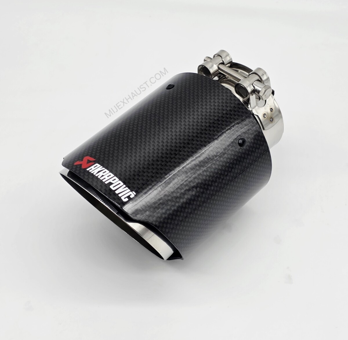 Exhaust Tailpipe Carbon Fibre 4" Tip - Glossy - Image 8