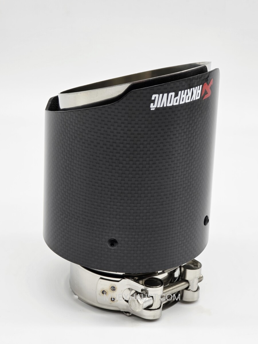 Exhaust Tailpipe Carbon Fibre 4" Tip - Glossy - Image 10