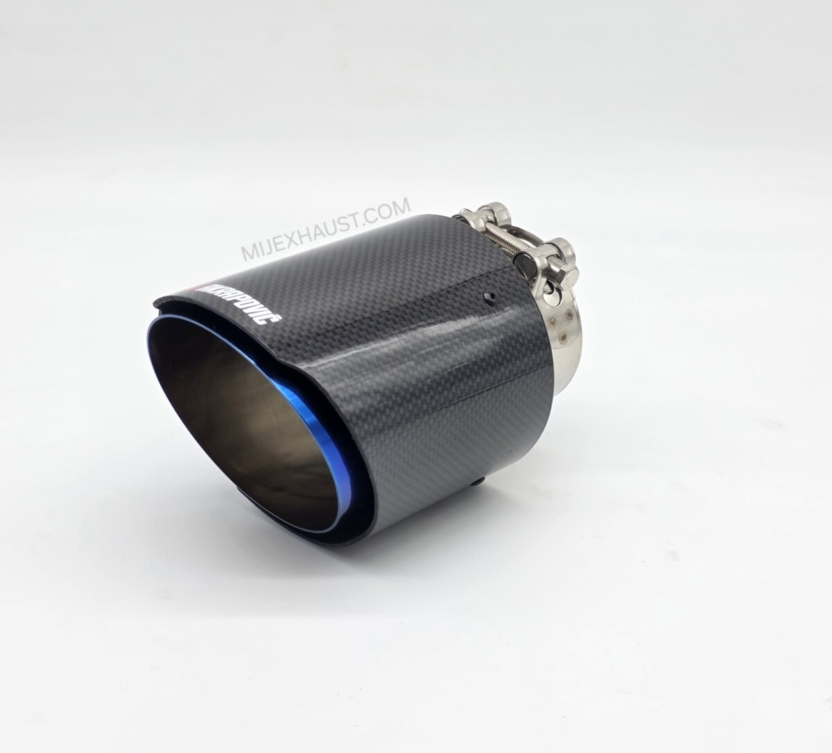 Exhaust Tailpipe Carbon Fibre 4" Tip - Glossy - Image 13