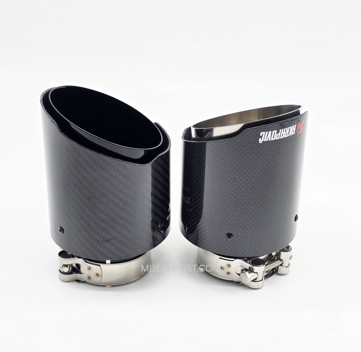 Exhaust Tailpipe Carbon Fibre 4" Tip - Glossy - Image 5