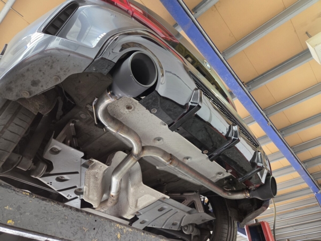 Exhaust system for BMW 118i – custom exhaust system-backbox delete exhaust-MIJExhaust-Walsall (3)