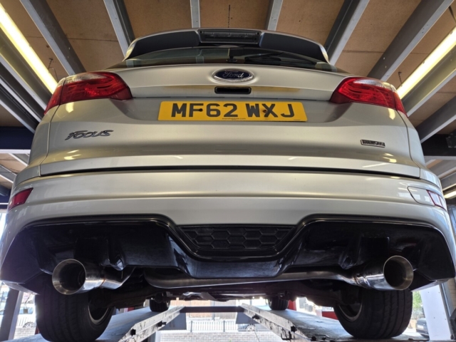 Exhaust system for Ford Focus Titanium-custom exhaust system-dual exit conversion-MIJExhaust-Walsall (1)