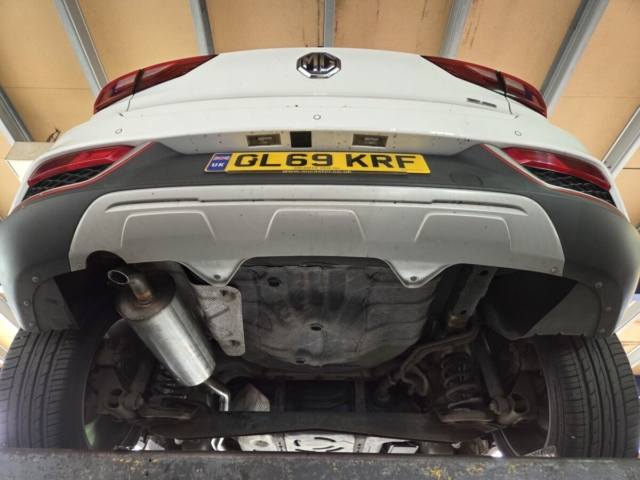 Exhaust system for MG ZS – custom exhaust system-cat back exhaust-MIJExhaust-Walsall (2)