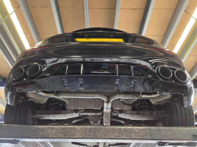Exhaust system for Mercedes AMG a35- custom exhaust system- Dual Exit Back Box Delete exhaust-MIJExhaust-Walsall(2)