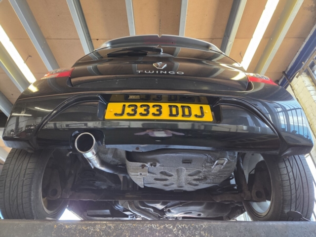 Exhaust system for Renault Twingo-custom exhaust system-cat back exhaust-MIJExhaust-Walsall (1)