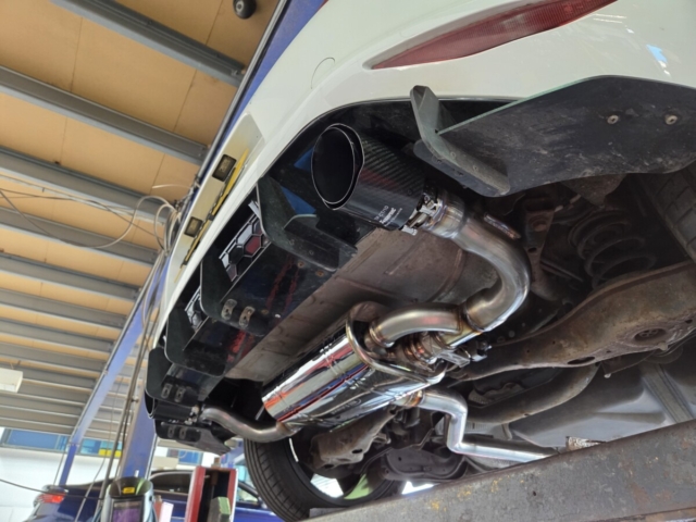 Exhaust system for VW Golf- Valved Exhaust- Dual Cat Back exhaust-MIJExhaust-Walsall(1)
