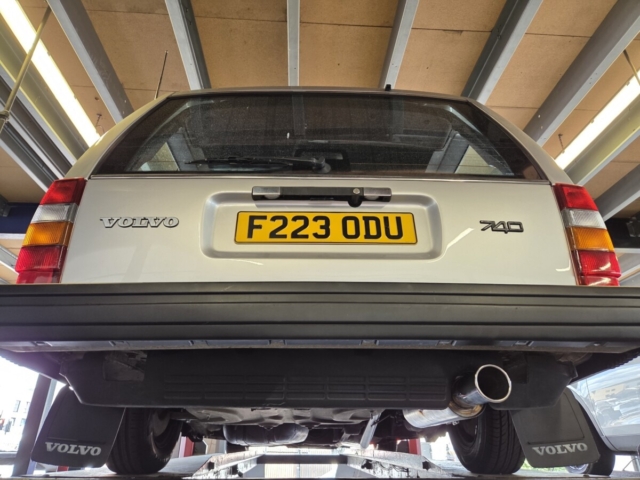 Exhaust system for Volvo 740- custom exhaust system-cat back exhaust-MIJExhaust-Walsall (1)