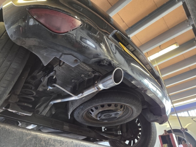 Exhaust system for renault clio- custom exhaust system-cat back exhaust system-MIJExhaust-Walsall (3)