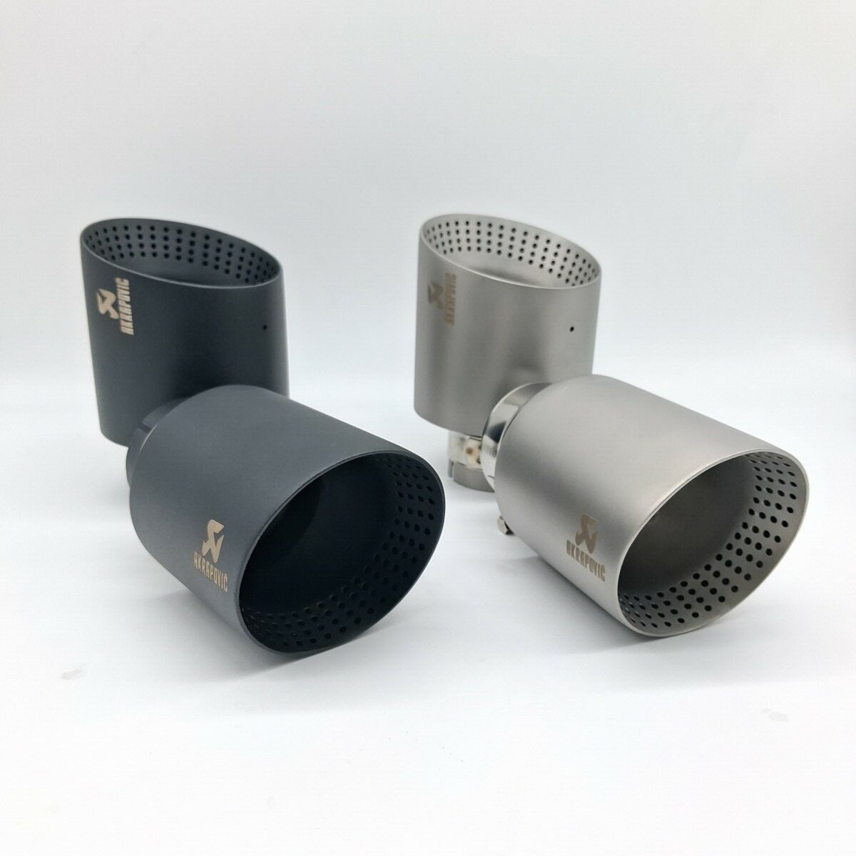 Exhaust Tailpipe Slash Cut Tip Double Skinned High Quality