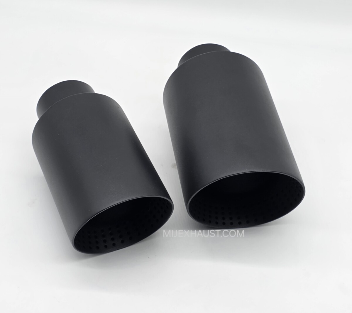 Exhaust Tailpipe Big Bore, Double Skinned, Slash Cut Tips - Image 22