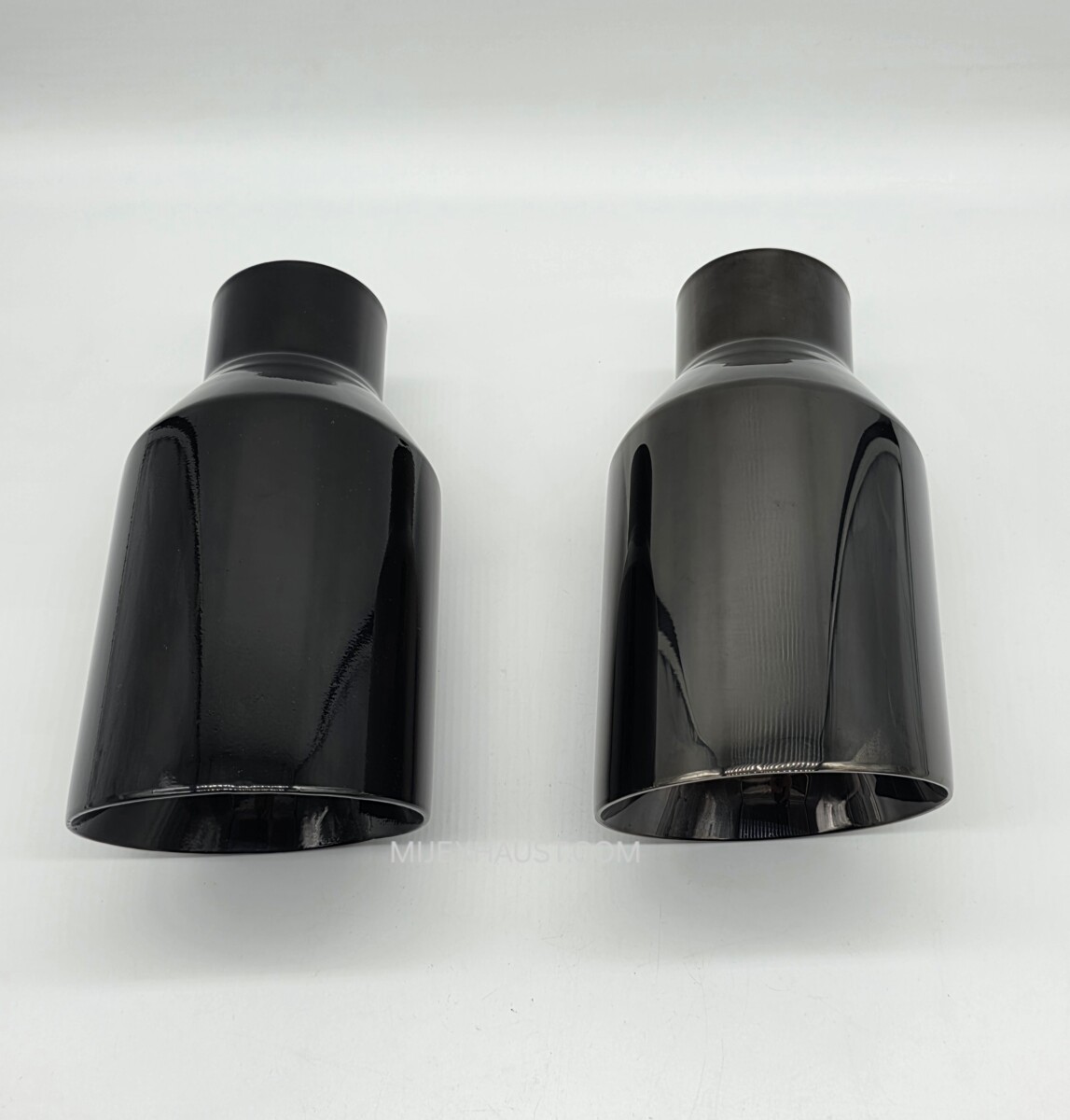 Exhaust Tailpipe Big Bore, Double Skinned, Slash Cut Tips - Image 5