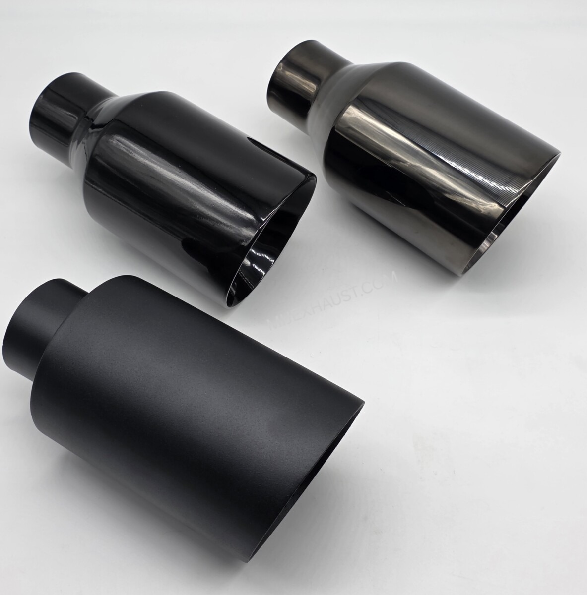 Exhaust Tailpipe Big Bore, Double Skinned, Slash Cut Tips - Image 6