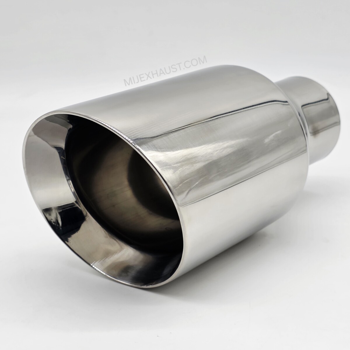 Exhaust Tailpipe Big Bore, Double Skinned, Slash Cut Tips - Image 8
