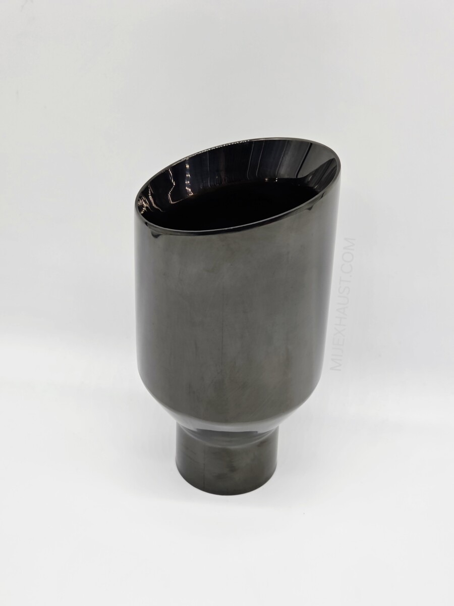 Exhaust Tailpipe Big Bore, Double Skinned, Slash Cut Tips - Image 34