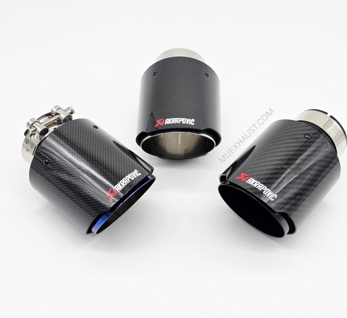 Exhaust Tailpipe Carbon Fibre 4" Tip - Glossy - Image 3