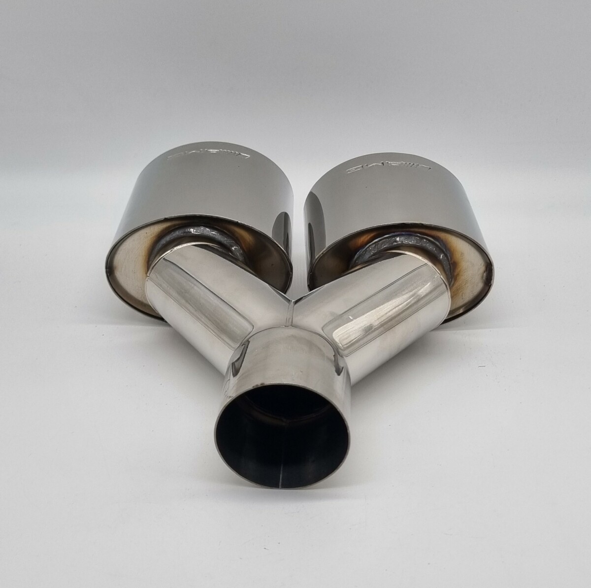 Left Side Oval Exhaust Tailpipe Stainless Steel To Suit Mercedes AMG Style - Image 6
