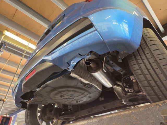 Exhaust system for Nissan Micra- custom exhaust system-downpipe back exhaust-MIJExhaust-Walsall (2)