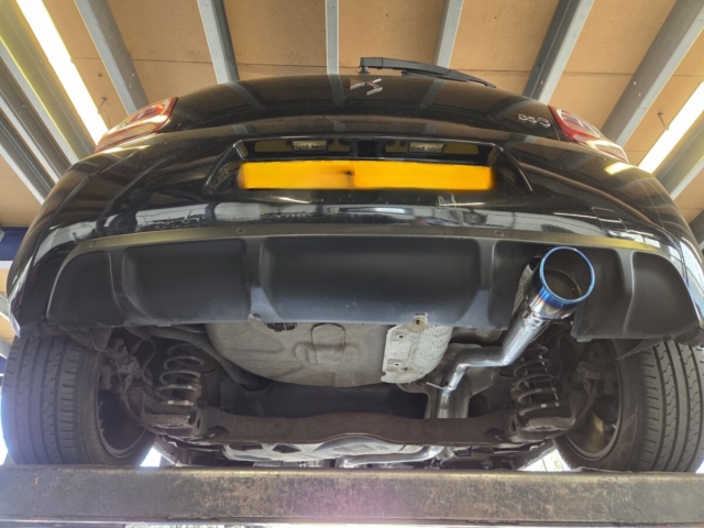 Exhaust system for citroen ds3 – custom exhaust system-cat back exhaust-MIJExhaust-Walsall (2)